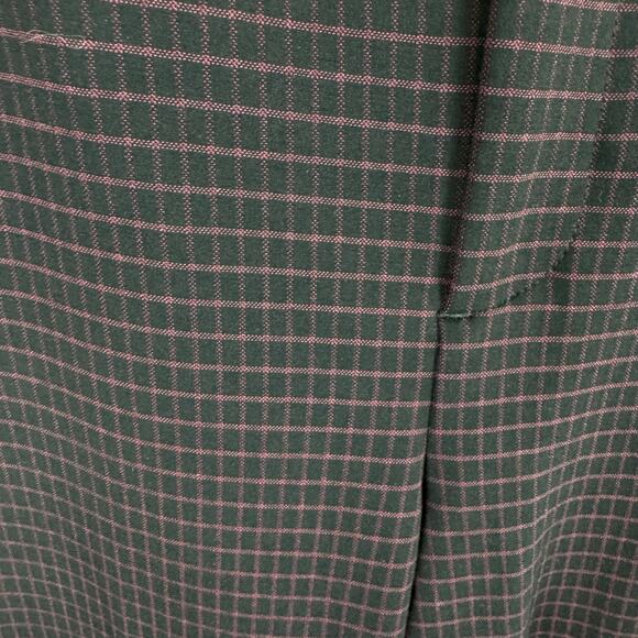 Liverpool NWT Black Burgundy Checkered High Rise Straight Leg Trousers 12 Tall - Picture 4 of 9